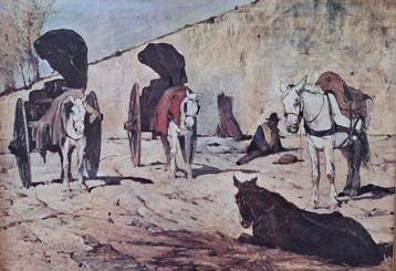 Emilio Stanzani (1906-1977) - Durante un lungo viaggio