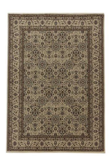 Perzisch Tapijt | Kashmir | Kader | Beige | 80x150 cm, Verzenden, Nieuw