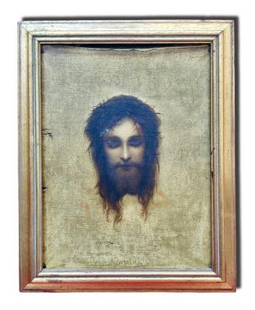 Gabriel Cornélius Von Max - Jesus Christus - 26,5 x 33 cm