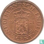 Nederlands-Indië ½ cent 1921, Verzenden, Losse munt