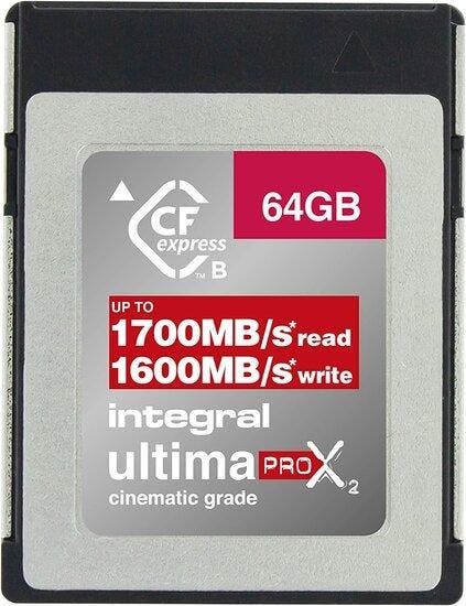 CFexpress UltimaPro X2 64GB 1700 MB/sec, Audio, Tv en Foto, Fotografie | Accu's en Batterijen, Nieuw, Ophalen of Verzenden