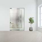 Glazen binnendeur met zijlicht zonder kozijn RVS beslag-Link, Ophalen of Verzenden, Nieuw