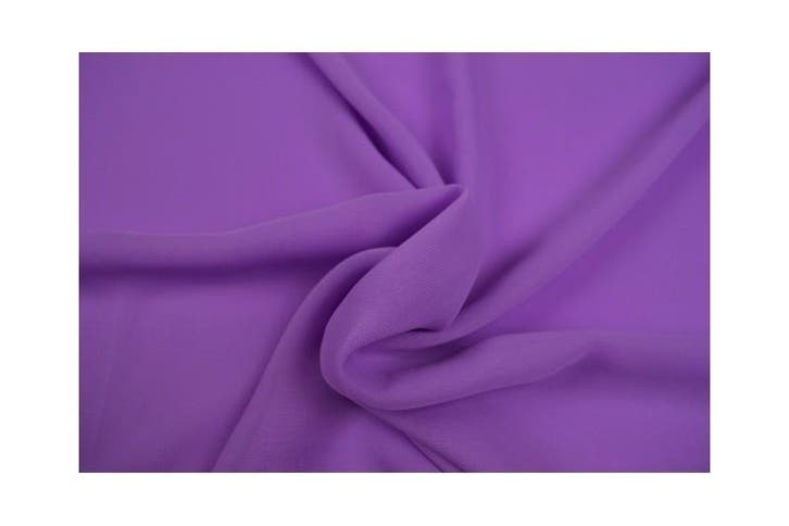 15 meter chiffon stof - lila, Hobby en Vrije tijd, Stoffen en Lappen, 120 cm of meer, 200 cm of meer, Overige kleuren, Nieuw, Polyester