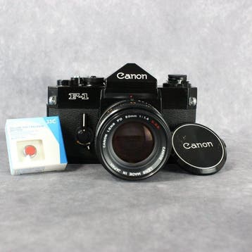 Canon Old F1+ FD 50mm F1.4 S.S.C. Single lens reflex camera, Audio, Tv en Foto, Nieuw