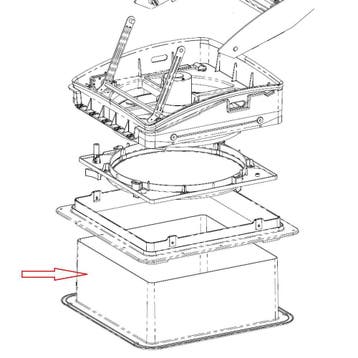 MaxxFan Interieur Rand Wit 7.62cm, Caravans en Kamperen, Ophalen of Verzenden, Nieuw
