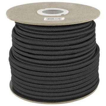 200 meter Elastisch Touw - Zwart - 4mm - elastiek op rol, Verzenden, Nieuw
