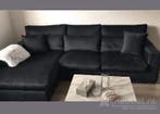 Oudenbosch Longchair - loungebanken - Zwart, Nieuw, 150 cm of meer, Stof, 250 tot 300 cm