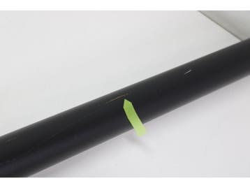 TRAPLEUNING Ø 45MM - METALEN LEUNING - 270CM - MAT-ZWART, Verzenden, Zo goed als nieuw