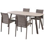 Manolo Cortina dining tuinset 180x95xH75 cm 5 delig, Ophalen of Verzenden, Nieuw