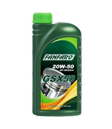 Fanfaro GSX-50 20W50 Minerale Motorolie - 1 Liter, Verzenden