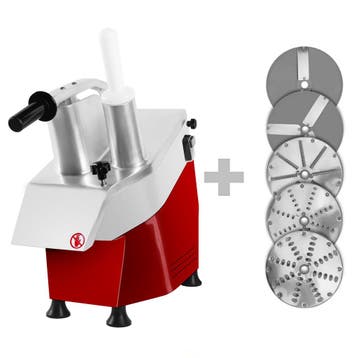 GGM Gastro | Professionele groentesnijmachine - 550W - incl., Verzenden, Nieuw in verpakking