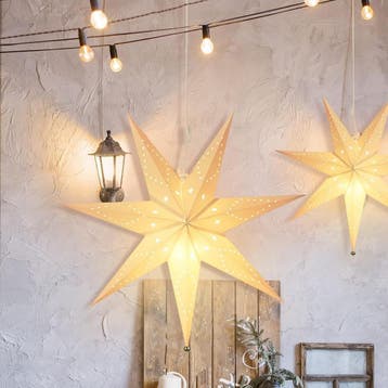 Kerstster met verlichting - Kerstverlichting binnen - Warmwi, Verzenden, Zo goed als nieuw