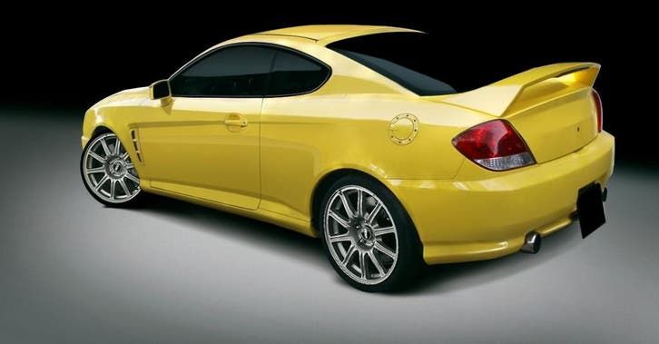 SK-Import Spoiler Polyester Hyundai Coupé, Auto-onderdelen, Carrosserie en Plaatwerk, Achter, Achterklep, Hyundai, Nieuw, Ophalen of Verzenden