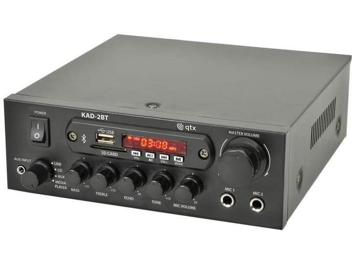 QTX KAD-2BT Digitale Versterker Met Bluetooth, Audio, Tv en Foto, Luidsprekers, Overige typen, Nieuw, Overige merken, Verzenden