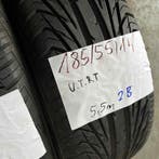 2 x Uniroyal The Rain Tyre 185-55-14 Zomerbanden 5,5mm, 14 inch, Gebruikt, Band(en), Personenwagen