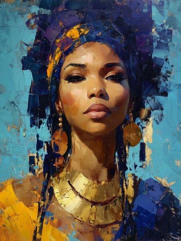 Canvas Fit - Alberto Ricardo - La Reina del Sol y el Azul