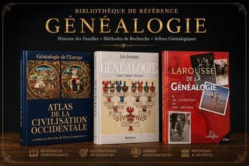 Divers - Bibliothèque de référence en Généalogie. Ensemble