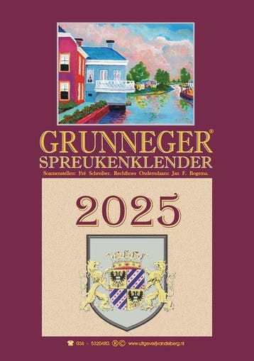 9789055125357 Grunneger spreukenklender 2025, Boeken, Verzenden, Nieuw, Fre Schreiber