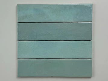 Wandtegel Turquoise 6x24,6cm (Muurtegels, Afbouwmaterialen), Nieuw, 20 tot 40 cm, 10 m² of meer, Wandtegels