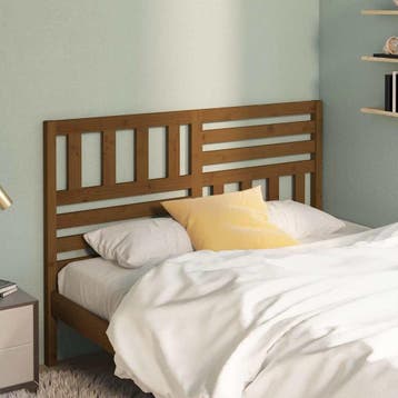 Grenen Bedombouw Hoofdbord | B-keuze | 33% Korting, Bruin, Tweepersoons, Overige maten, Hout