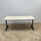 Refurbished bureau, 180x80 cm, Licht eiken - zwart, Ophalen of Verzenden, Nieuw