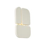 Design wandlamp beige 3-lichts - Planes, Verzenden, Nieuw, Metaal, Design