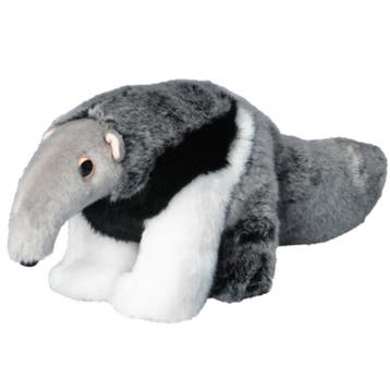 Nature Planet miereneter knuffel - grijs - pluche - 40 cm, Verzenden, Nieuw
