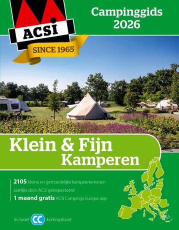 Acsi Klein & Fijn Kamperen Campinggids 2026 |  | Nieuw, Ophalen of Verzenden, Nieuw
