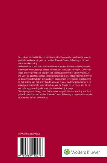 Studenteneditie Cursus Belastingrecht Inkomstenbelasting, Verzenden, Zo goed als nieuw, D.A. Albregtse
