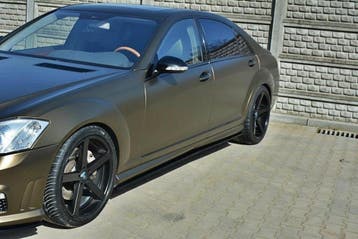 Side Skirts Diffusers MERCEDES S-KLASSE W221 AMG LWB, Verzenden, Nieuw