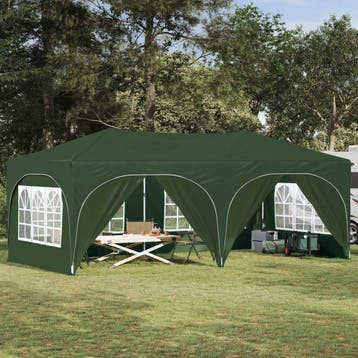 vidaXL Pop-up partytent 575 x 288 x 245 cm Groen Oxford Stof, Verzenden, Nieuw, Partytent
