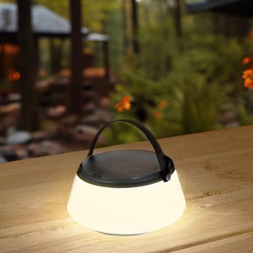 Solar tafellamp Malmo| Warm wit licht, Zonne-energie, Kunststof, Verzenden, Minder dan 50 watt