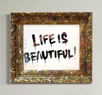 Mr Brainwash (1966) - Life is beautiful · Original, Antiek en Kunst