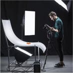 Softbox Verlichtingsset 3x LED met Boom Arm en Statieven, Verzenden, Nieuw