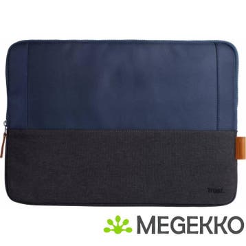 Trust Lisboa Laptoptas 16 inch Blauw, Verzenden, Nieuw, Trust