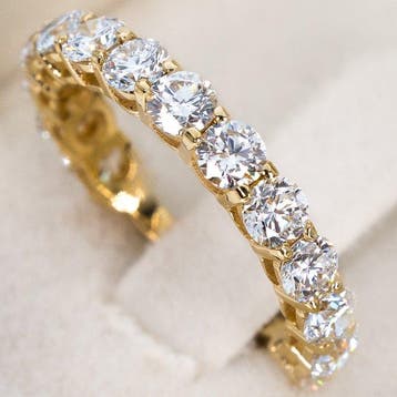 Zonder minimumprijs - Eeuwigheidsring - 14 karaat Geel goud, Sieraden, Tassen en Uiterlijk