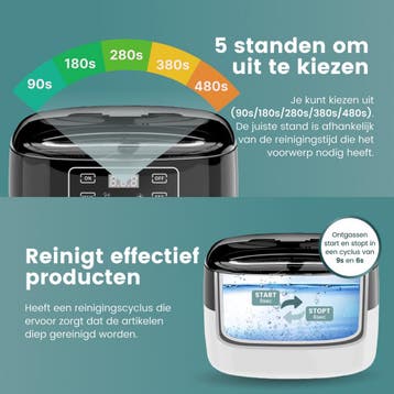 Samako Professionele Ultrasoon Reiniger - Reinigingsapparaat, Ophalen of Verzenden