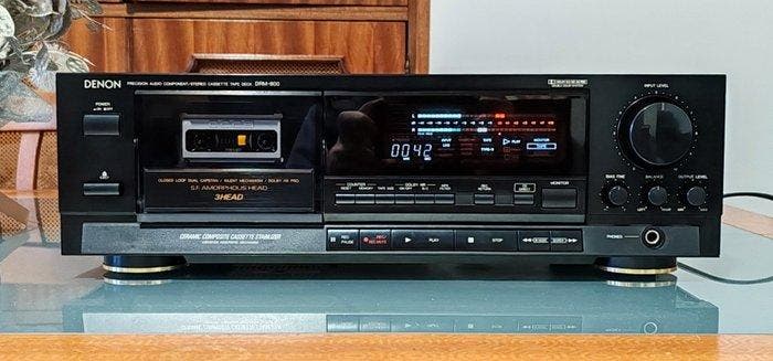 Denon - DRM-800 Cassetterecorder-speler, Audio, Tv en Foto, Radio's