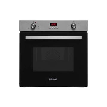 Lonzano OAF-6108 Inbouwoven RVS 60cm Hetelucht 6, Verzenden, Zo goed als nieuw
