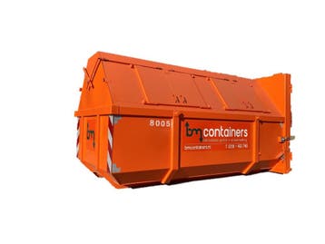 9m³  Houtafval gesloten container - wisselen | Regio Ede (+3, Verzenden