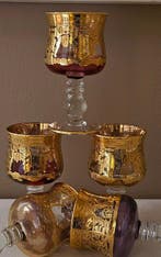 ISMIE LUX antica bottega veneta - Drinkservies (6) -, Antiek en Kunst