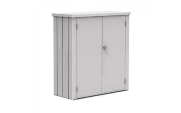 Biohort Terraskast Romeo Zilver Metallic Formaat M 140 x 57, Nieuw