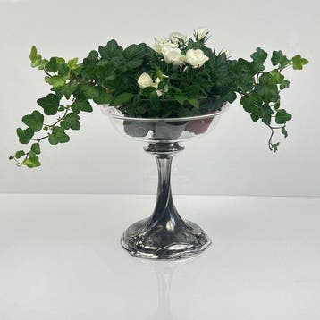 WMF - Tafelmiddenstuk - organisch Art Nouveau bladmotief met