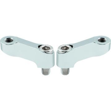 BikeMaster Mirror Extension 10mm Pair - Chrome, Ophalen of Verzenden