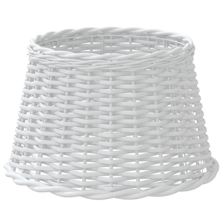 Plafondlamp Wicker Wit | Laatste Stuk! - 33% Korting, Huis en Inrichting, Lampen | Lampenkappen, Rond, Wit, Zo goed als nieuw