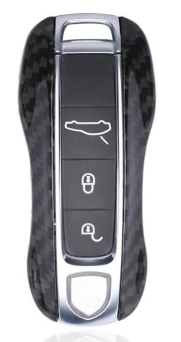 Porsche Panamera Cayenne Macan 992, carbon sleutel case, Auto diversen, Verzenden