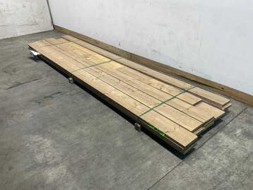 Veiling - 50x Steigerplank old look gedroogd 400x19,5x3cm, Nieuw