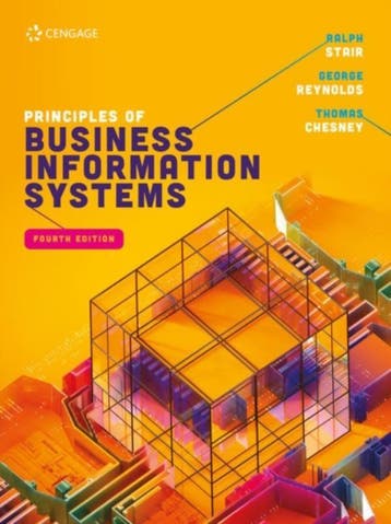 Principles of Business Information Systems - Ralph Stair, Verzenden, Gelezen, Ralph Stair