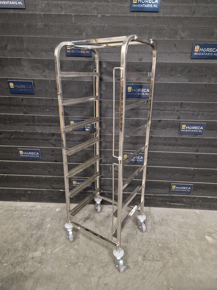 Vaatwaskorvenwagen | 7 niveaus | RVS | horeca, Zakelijke goederen, Horeca | Overige
