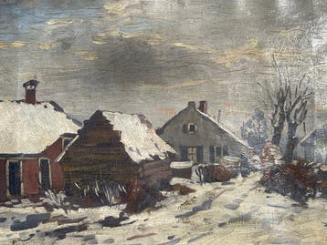 Hendrik Weegewijs (1875-1964) - Boerenlandschap